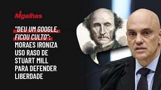 "Deu um Google, ficou culto": Moraes ironiza uso raso de Stuart Mill para defender liberdade "Deu um Google, ficou culto": Moraes ironiza uso raso de Stuart Mill para defender liberdade