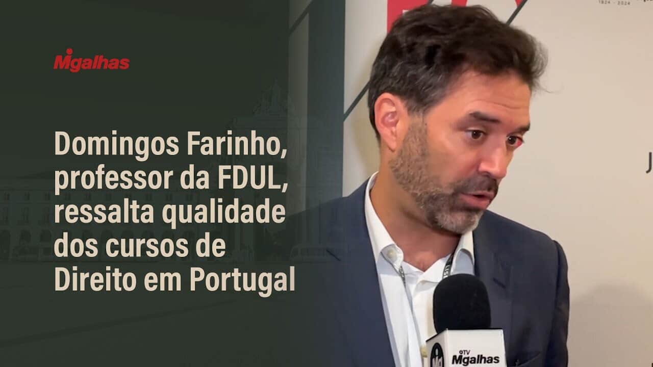 Domingos Farinho, professor da FDUL, ressalta qualidade dos cursos de Direito em Portugal
