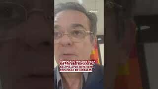Advogado Walber Agra diz ter sido expulso da Bolívia após defender reeleição de Morales