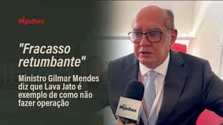 "Fracasso retumbante", ministro Gilmar Mendes diz que Lava Jato é exemplo de como não fazer operação