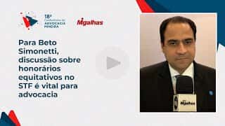 Para Beto Simonetti, discussão sobre honorários equitativos no STF é vital para advocacia