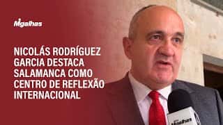 Nicolás Rodriguez Garcia destaca Salamanca como centro de reflexão internacional