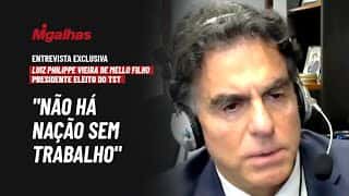 "Não há nação sem trabalho", afirma ministro Vieira de Mello ao destacar importância social da JT