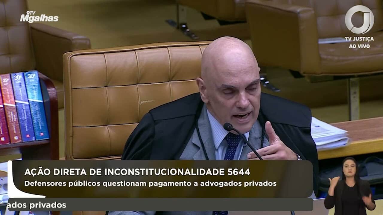 Fachin diz que modelo de convênio com advocacia trava expansão de defensorias; Moraes discorda