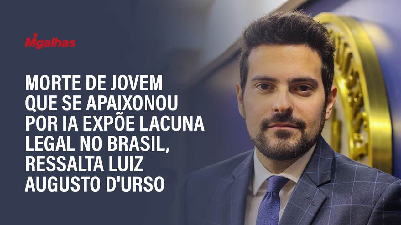 Morte de jovem que se apaixonou por IA expõe lacuna legal no Brasil, ressalta Luiz Augusto D'Urso