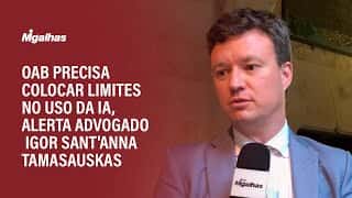 OAB precisa colocar limites no uso da IA, alerta advogado Igor Sant'Anna Tamasauskas