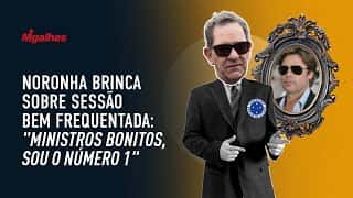 Noronha brinca sobre sessão bem frequentada: "ministros bonitos, sou o número 1" Noronha brinca sobre sessão bem frequentada: "ministros bonitos, sou o número 1"