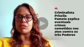 Criminalista Priscila Pamela explica eventuais crimes cometidos nos atos contra os três Poderes