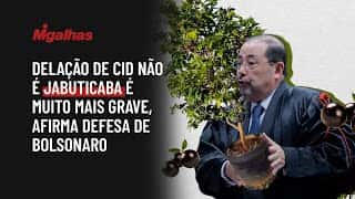 Delação de Cid não é jabuticaba é muito mais grave, afirma defesa de Bolsonaro