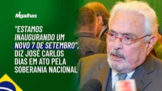 "Estamos inaugurando um novo 7 de setembro", diz José Carlos Dias em ato pela soberania nacional "Estamos inaugurando um novo 7 de setembro", diz José Carlos Dias em ato pela soberania nacional