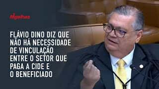 Flávio Dino diz que não há necessidade de vinculação entre o setor que paga a CIDE e o beneficiado