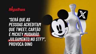 "Será que as pessoas acreditam que tweet, cartão e Mickey mudarão julgamento no STF?", provoca Dino