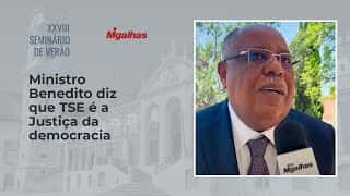 Ministro Benedito Gonçalves diz que TSE é a Justiça da democracia