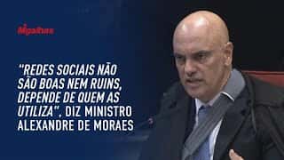 "Redes sociais não são boas nem ruins, depende de quem as utiliza", diz ministro Alexandre de Moraes
