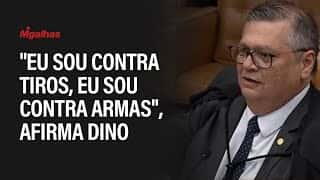 "Eu sou contra tiros, eu sou contra armas", afirma Dino em julgamento de limites da atuação do MP