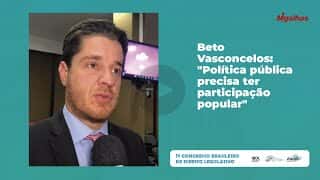 Beto Vasconcelos: "Política pública precisa ter participação popular".