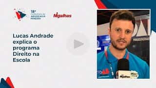 Lucas Andrade explica o programa Direito na Escola