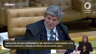 No STF, Fux destaca racismo estrutural: "negros não tem a chance de ocuparem cargos estratégicos" No STF, Fux destaca racismo estrutural: "negros não tem a chance de ocuparem cargos estratégicos"