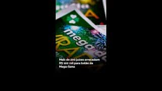 Mais de 200 juízes arrecadam R$ 100 mil para bolão da Mega-Sena