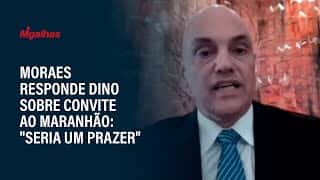 Moraes responde Dino sobre convite ao Maranhão: "seria um prazer" Moraes responde Dino sobre convite ao Maranhão: "seria um prazer"