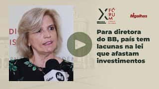 Lucinéia Possar - Para diretora do BB, país tem lacunas na lei que afastam investimentos