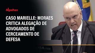 Caso Marielle: Ministro Alexandre de Moraes critica alegação de advogados de cerceamento de defesa