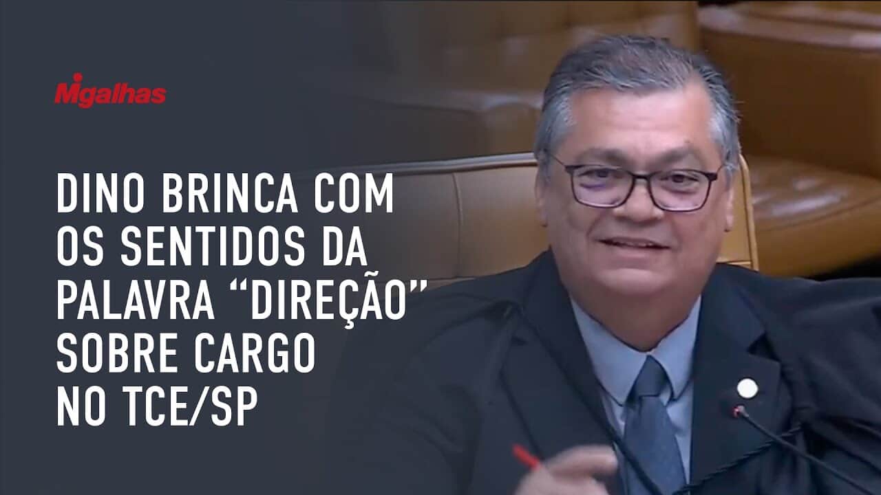 Dino brinca com os sentidos da palavra "direção" sobre cargo no TCE/SP
