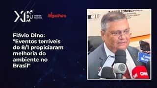 Flávio Dino: "Eventos terríveis do 8/1 propiciaram melhoria do ambiente no Brasil"