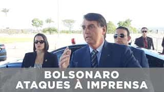 Bolsonaro ofende jornalista: "queria dar o furo contra mim"