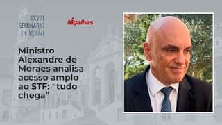 Ministro Alexandre de Moraes analisa acesso amplo ao STF: "tudo chega"
