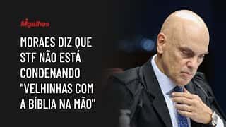 Em denúncia de Bolsonaro, Moraes diz que STF não está julgando "velhinhas com a bíblia na mão"