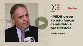 Aécio Neves - PSDB errou ao não lançar candidato à presidência