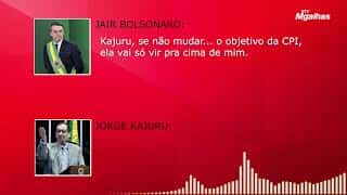 Bolsonaro pede a Kajuru pedido de impeachment contra ministros do STF