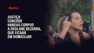 Justiça concede habeas corpus a Deolane Bezerra, que ficará em domiciliar Justiça concede habeas corpus a Deolane Bezerra, que ficará em domiciliar