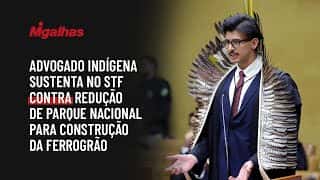 Advogado indígena sustenta no STF contra redução de parque nacional para construção da Ferrogrão