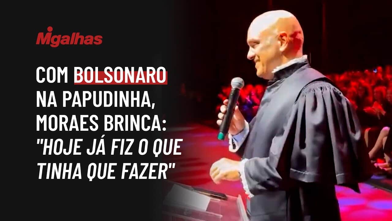 Com Bolsonaro na Papudinha, Moraes brinca: "hoje já fiz o que tinha que fazer"
