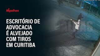 Escritório de advocacia é alvejado com tiros em Curitiba