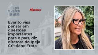 Evento visa pensar em questões importantes para o país, diz diretora do Ipeja&nbsp;Cristiane&nbsp;Frota