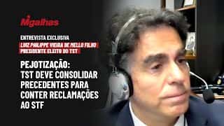 Pejotização: TST deve consolidar precedentes para conter reclamações ao STF, diz Vieira de Mello