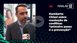 Humberto Chiesi sobre resolução de conflitos: "primeiro passo é a prevenção"