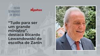 "Tem tudo para ser um grande ministro", destaca Ricardo Lewandowski de Cristiano Zanin no STF
