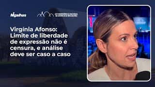 Virgínia Afonso: Limite de liberdade de expressão não é censura, e análise deve ser caso a caso Virgínia Afonso: Limite de liberdade de expressão não é censura, e análise deve ser caso a caso