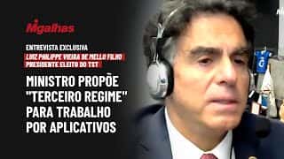 Ministro do TST Vieira de Mello defende criação de "terceiro regime" para trabalho por aplicativos