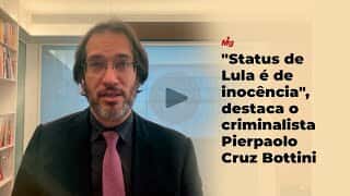 "Status de Lula é de inocência", destaca o criminalista Pierpaolo Cruz Bottini