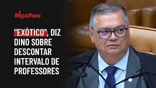 "Exótico", diz Dino sobre descontar intervalo de professores