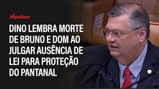 Ministro Flávio Dino lembra morte de Bruno e Dom ao julgar ausência de lei para proteção do Pantanal
