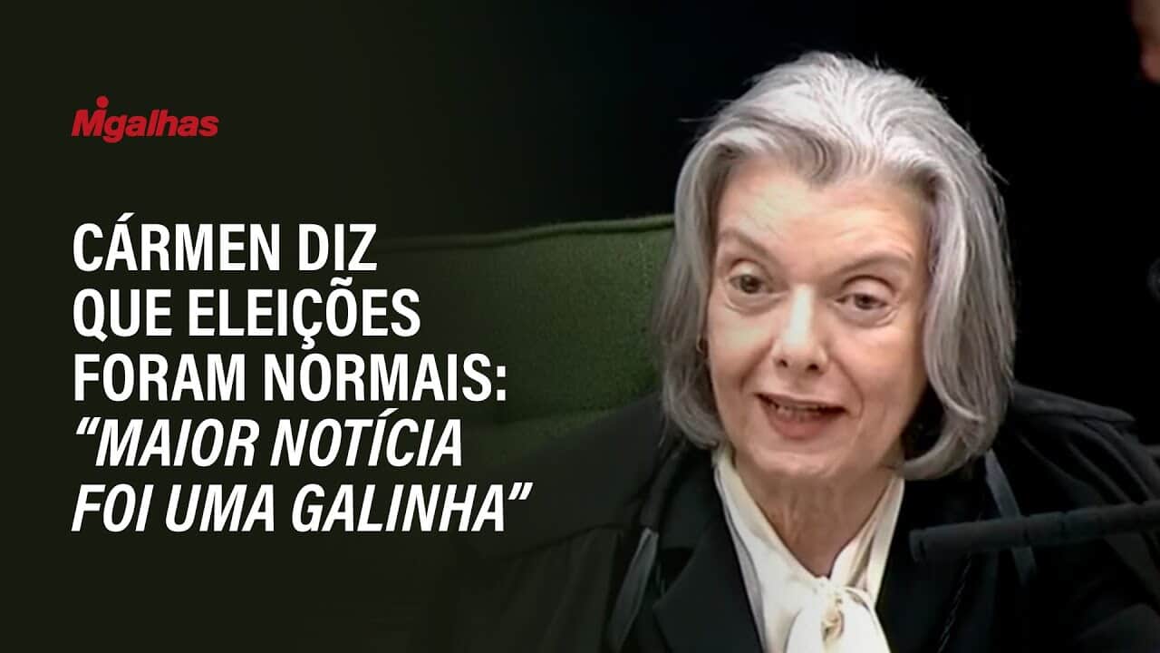 Cármen diz que eleições foram normais: "maior notícia foi uma galinha"