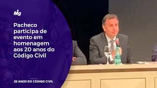 Pacheco participa de evento em homenagem aos 20 anos do Código Civil
