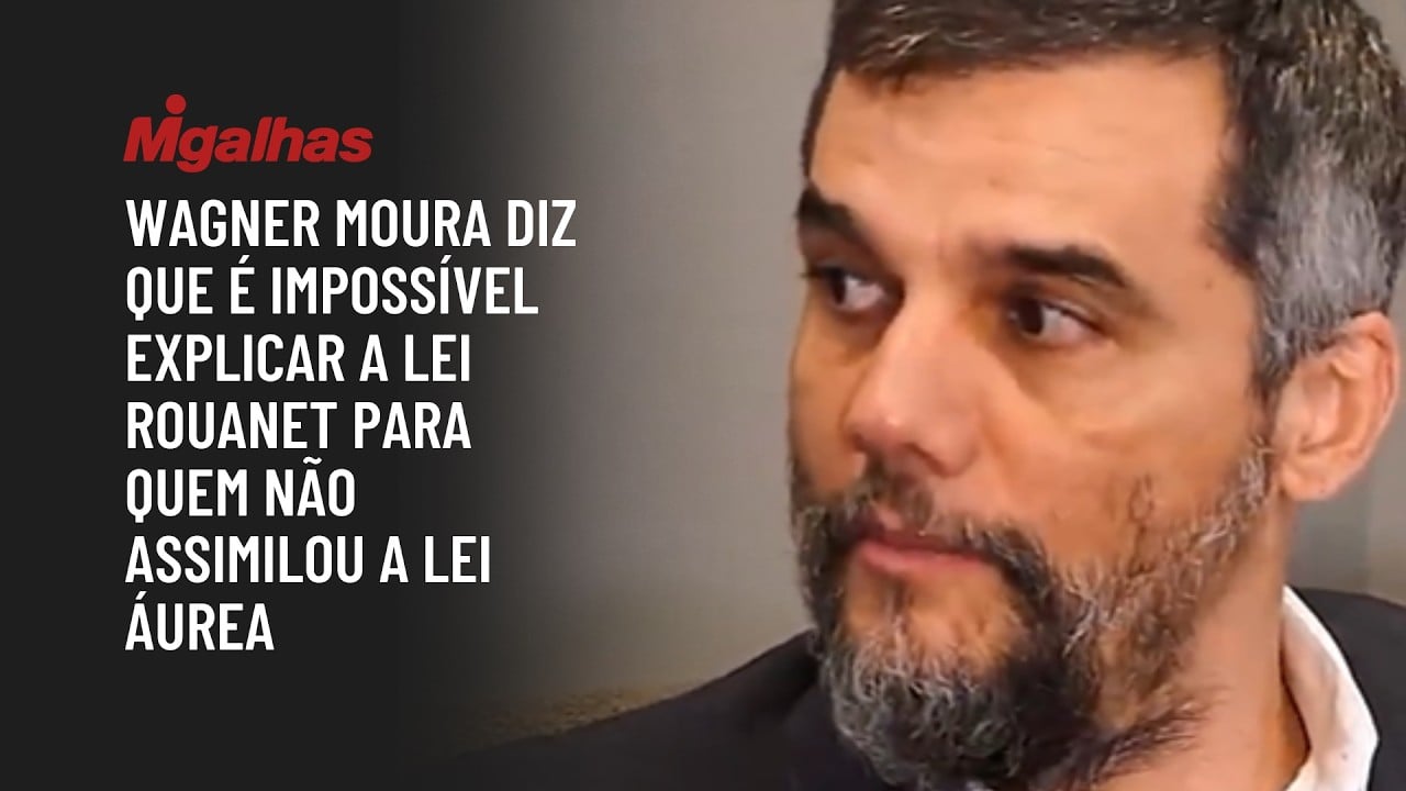 Wagner Moura diz que é impossível explicar a Lei Rouanet para quem não assimilou a Lei Áurea