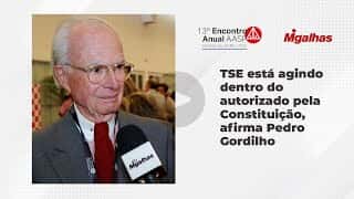 TSE está agindo dentro do autorizado pela Constituição, afirma Pedro Gordilho